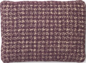 Poduszka dekoracyjna Betty Jacquard 35 x 48 cm – elegancki design, śliwkowy kolor, wysokiej jakości materiał