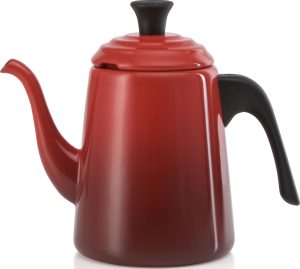 Czajnik Drip 700 ml wiśniowy – nowoczesny design, idealny do parzenia herbaty, wygodny w użyciu