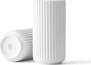 Wazon Lyngby biały 20 cm – elegancki design, porcelana, uniwersalny kolor