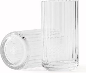 Wazon Lyngby szklany Clear 12 cm – elegancki design, przezroczysty kolor, idealny do dekoracji