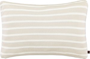 Poduszka Arre 30 x 50 cm piaskowa z bawełny organicznej – komfort, naturalny materiał, stylowy design