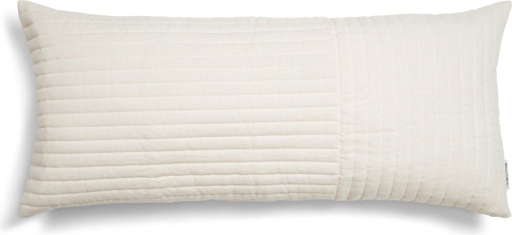 Poduszka dekoracyjna Viosa 40 x 90 cm biała – elegancki design, uniwersalny kolor, komfort