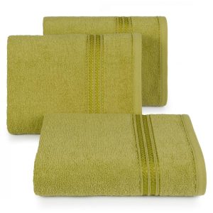 Ręcznik Lori 08/OLIW 50X90 – miękki i chłonny, oliwkowy kolor, 50×90 cm, 450 g/m2