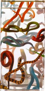 Wazon Toiletpaper Snakes 30 cm – elegancki design, unikalny wzór, ceramiczny materiał