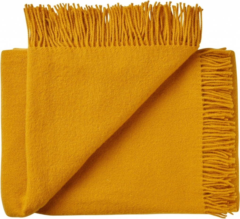 Narzuta Athen 130 x 200 cm – elegancka, żółta tkanina, idealna do sypialni