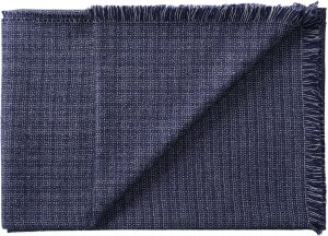 Narzuta Cumulus 130 x 200 cm – elegancki design, niebieska, idealna do sypialni