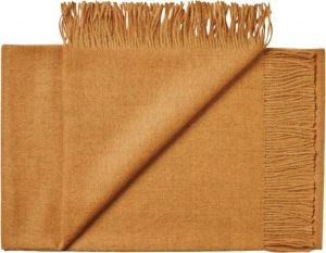Narzuta Cusco 130 x 200 cm – elegancki design, żółty kolor, idealna do sypialni