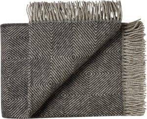 Narzuta Fanø 140 x 240 cm antracytowa – elegancki design, uniwersalny kolor, wysoka jakość wykonania