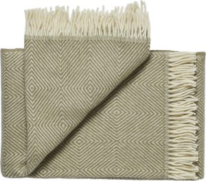 Narzuta Fanø 140 x 240 cm jasnozielona – stylowy dodatek, idealny do sypialni, z miękkiego materiału