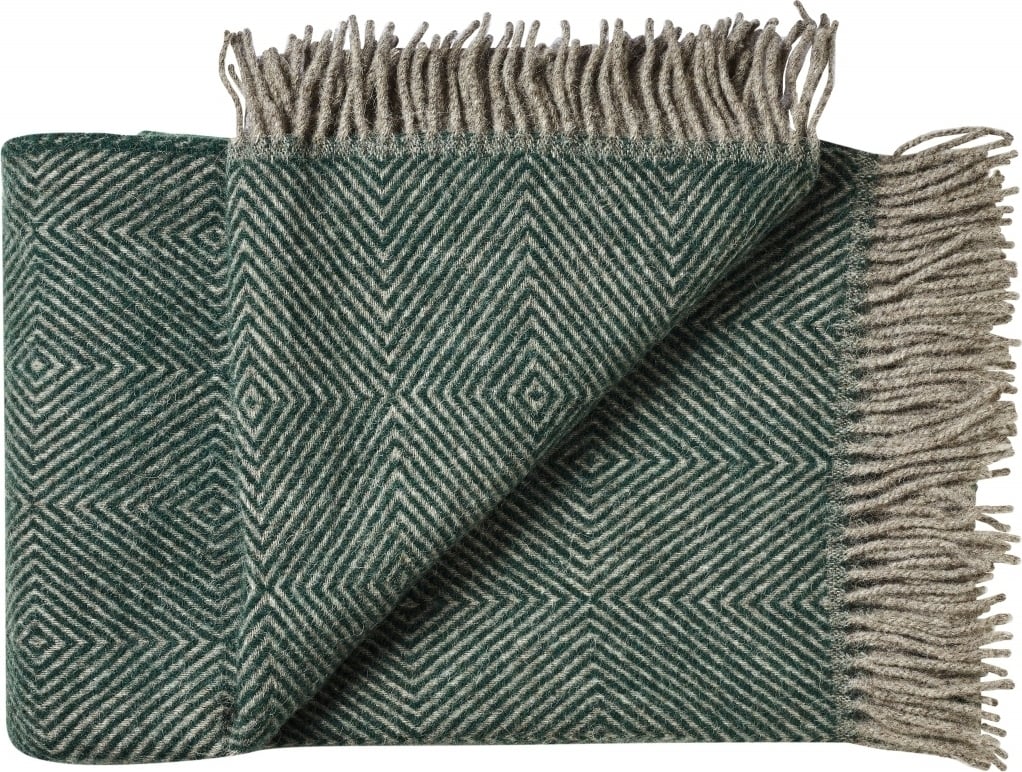 Narzuta Fanø 140 x 240 cm zielona – elegancki wygląd, doskonała jakość, miękki materiał