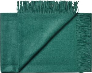 Narzuta Lima 130 x 200 cm – elegancka ciemnozielona narzuta do sypialni, doskonała na łóżko