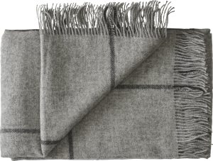 Narzuta Mandø 140 x 240 cm – elegancka, ciemnoszara, doskonała do każdego wnętrza