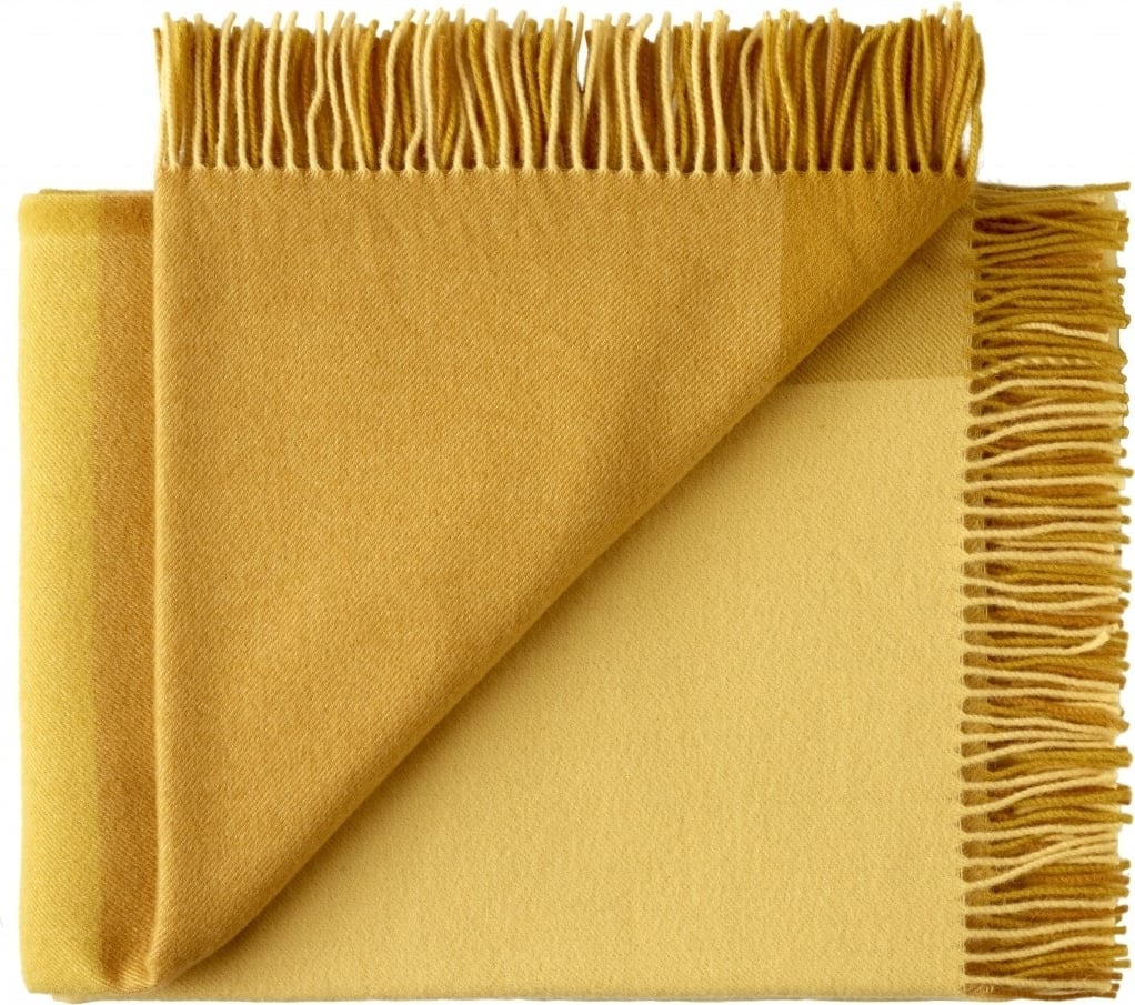 Narzuta Miami 130 x 190 cm żółta – stylowy design, miękki materiał, idealna do sypialni