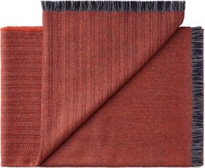 Narzuta Pine 130 x 200 cm terakota – elegancki styl, ciepły kolor, idealna do sypialni