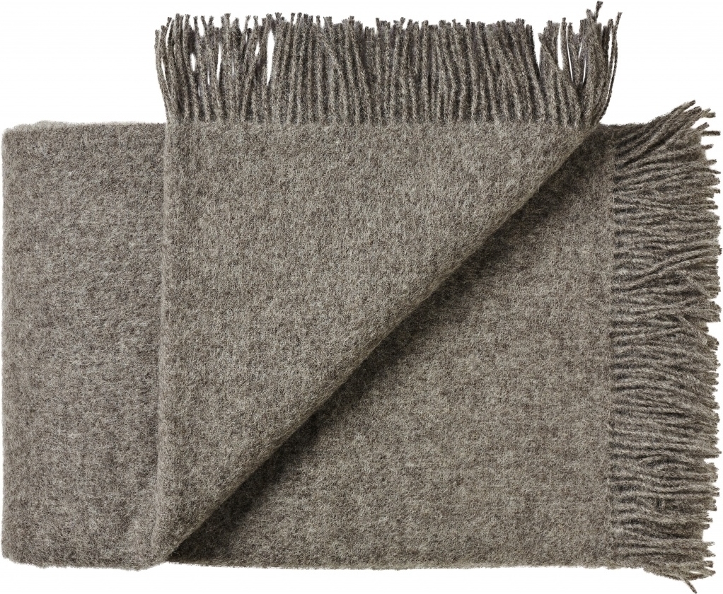 Narzuta Samsø 140 x 240 cm – elegancka, ciemnoszara, doskonała do dekoracji sypialni