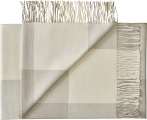 Narzuta Santa Fe 130 x 200 cm wapienna biel – elegancka, funkcjonalna, stylowa