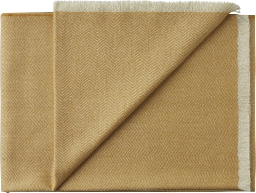 Narzuta Trujillo 130 x 200 cm – elegancka, żółta, uniwersalna do sypialni i salonu