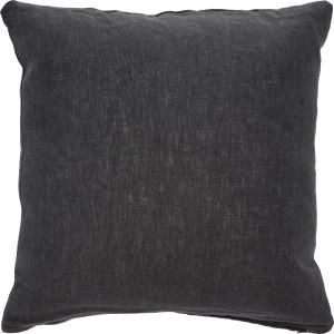 Poduszka dekoracyjna Linen 50 x 50 cm szara – elegancki styl, uniwersalny kolor, naturalny materiał