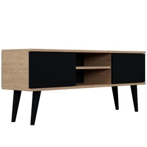 Szafka RTV 120 Toronto Artisan/Czarny – nowoczesny design, praktyczne rozwiązania, wysoka jakość