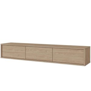 Szafka RTV Frida 3k 38 Dąb Olejowany – nowoczesny design, praktyczne schowki, elegancki odcień