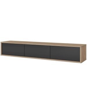 Szafka RTV Frida 3k 38 Dąb Olejowany/Antracyt – nowoczesny design, funkcjonalność, trwały materiał