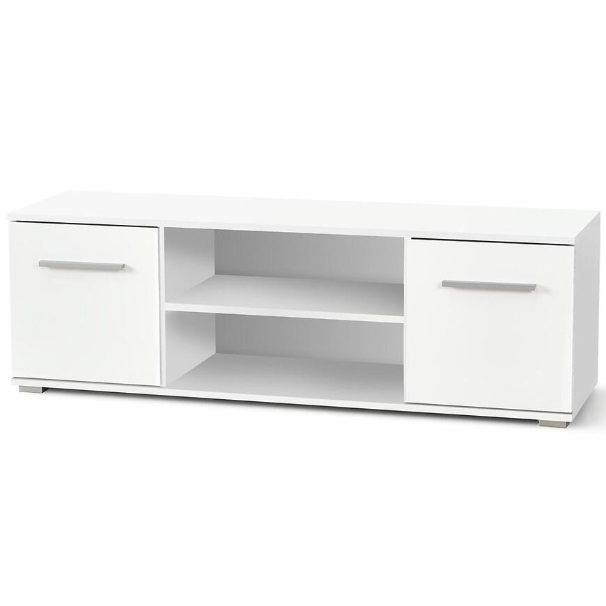 Szafka RTV Lima RTV-1 – elegancki design, biały kolor, funkcjonalność