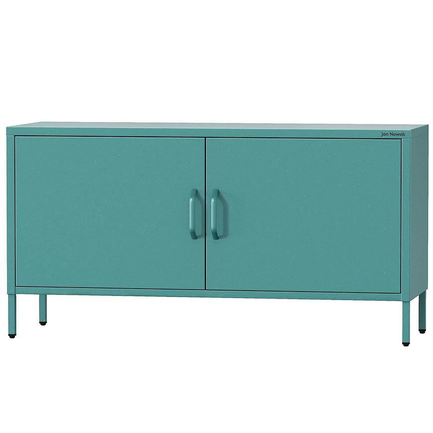 Szafka RTV Metalowa Rosa Modern Sea Green – nowoczesny design, praktyczne rozwiązania, kolor morski