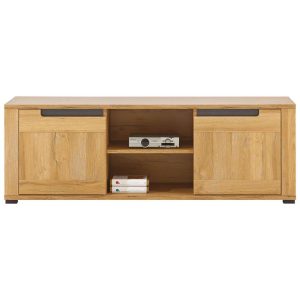Szafka RTV York Y-1 Dąb/Grafit – nowoczesny design, stylowy kolor, funkcjonalne przechowywanie