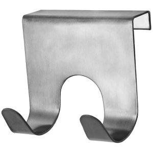 Wieszak trendy 2-hak – stalowy, nowoczesny design, praktyczny, 1 szt.