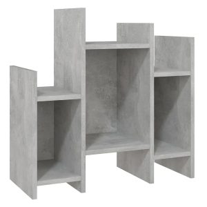 Niski otwarty regał z 6 półkami beton Z6-W75