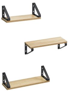 Komplet 3 półek ściennych dąb sonoma T0-G08