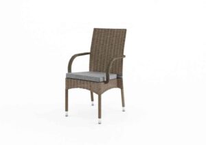 Krzesło tarasowe TRAMONTO  60x62x94 Oltre royal piaskowe technorattan