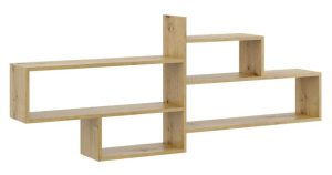 Półka wisząca w kolorze dąb artisan 45x12x4 Z6-E14