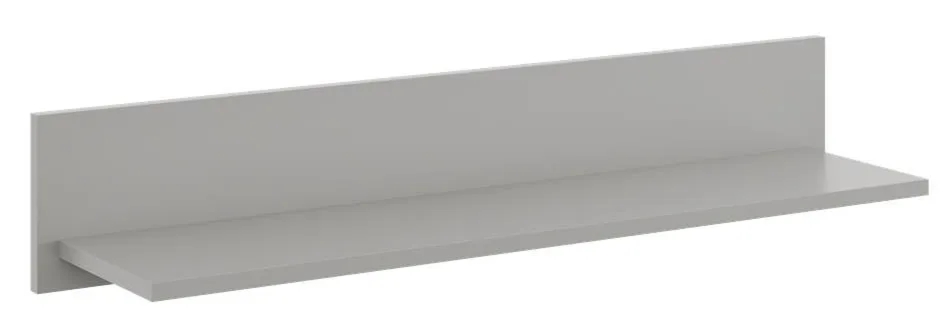 Szara minimalistyczna półka na ścianę H0-P80