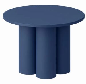Granatowy matowy stolik kawowy 80 cm W2-S20