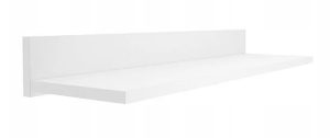 Biała Minimalistyczna Półka 60 Cm D4-L37