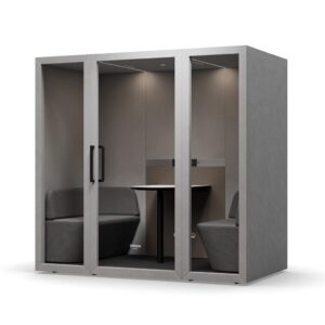 Budka akustyczna do biura INBOX 4-osobowa 2200 x 2200 x 1220 mm