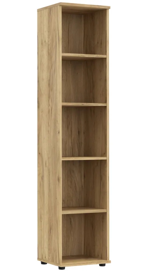 Otwarty regał biurowy dąb craft B8-M88