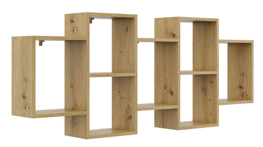 Nowoczesna Półka Wisząca Dąb Artisan W1-D53