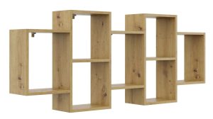 Nowoczesna Półka Wisząca Dąb Artisan W1-D53