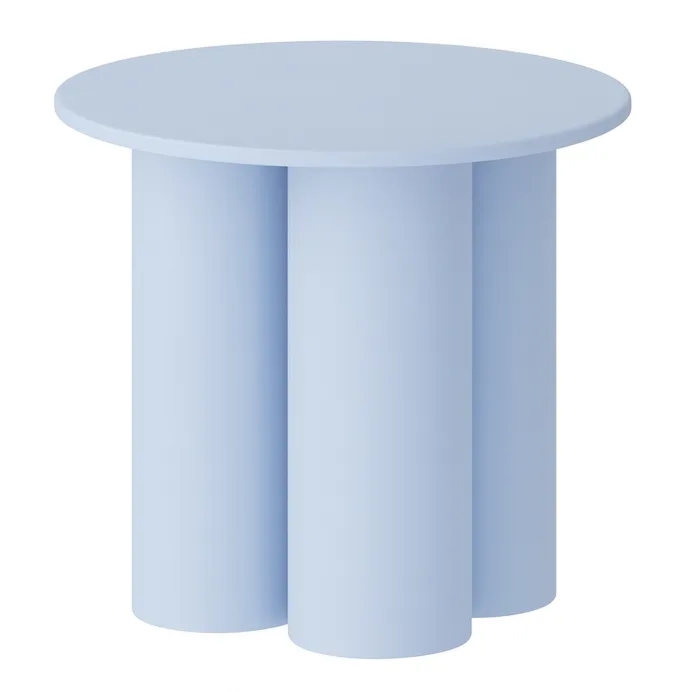 Niebieska stylowa ława 80 cm W8-W81