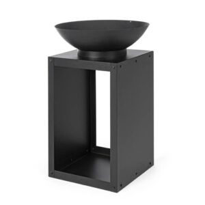Palenisko na drewno EFESTO 50×50 Bizzotto czarne stal
