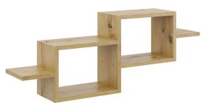 Minimalistyczna półka ścienna w kolorze dąb artisan L1-N55