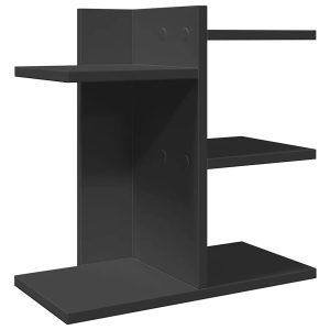 Czarna stojąca półka na biurko G6-P80