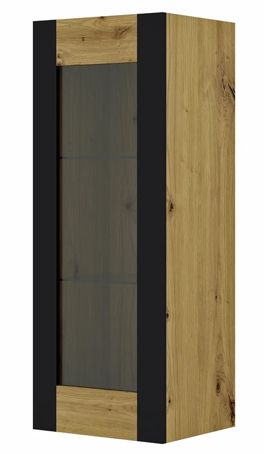 Witryna ścienna dąb artisan M9-C19