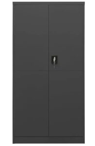Antracytowa stalowa szafa na klucz B6-F28
