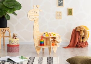 Regał do pokoju dziecięcego w kształcie żyrafy G0-M40