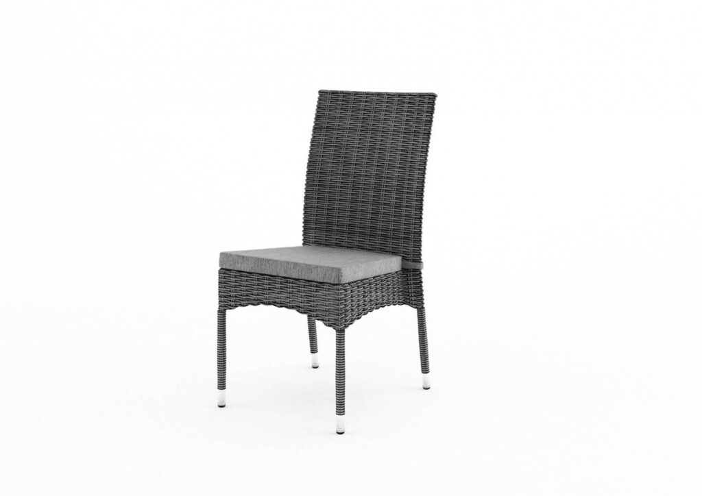 Krzesło ogrodowe STRATO  47x62x94 Oltre royal szare technorattan