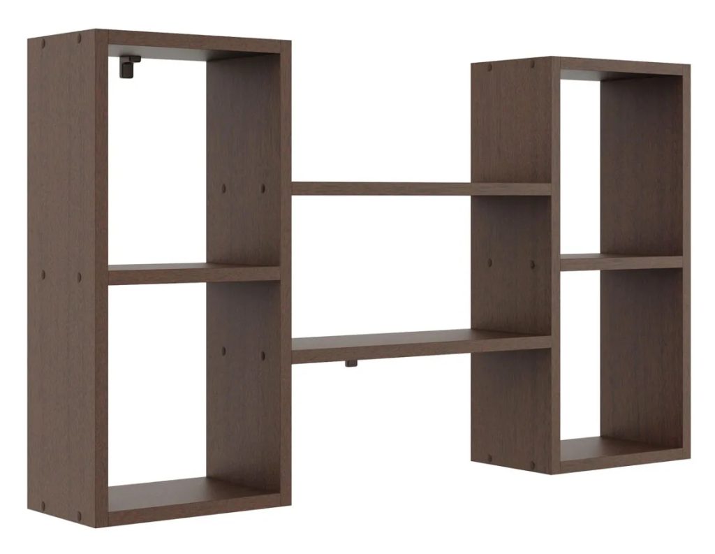 Nowoczesna półka ścienna w kolorze wenge S3-D04
