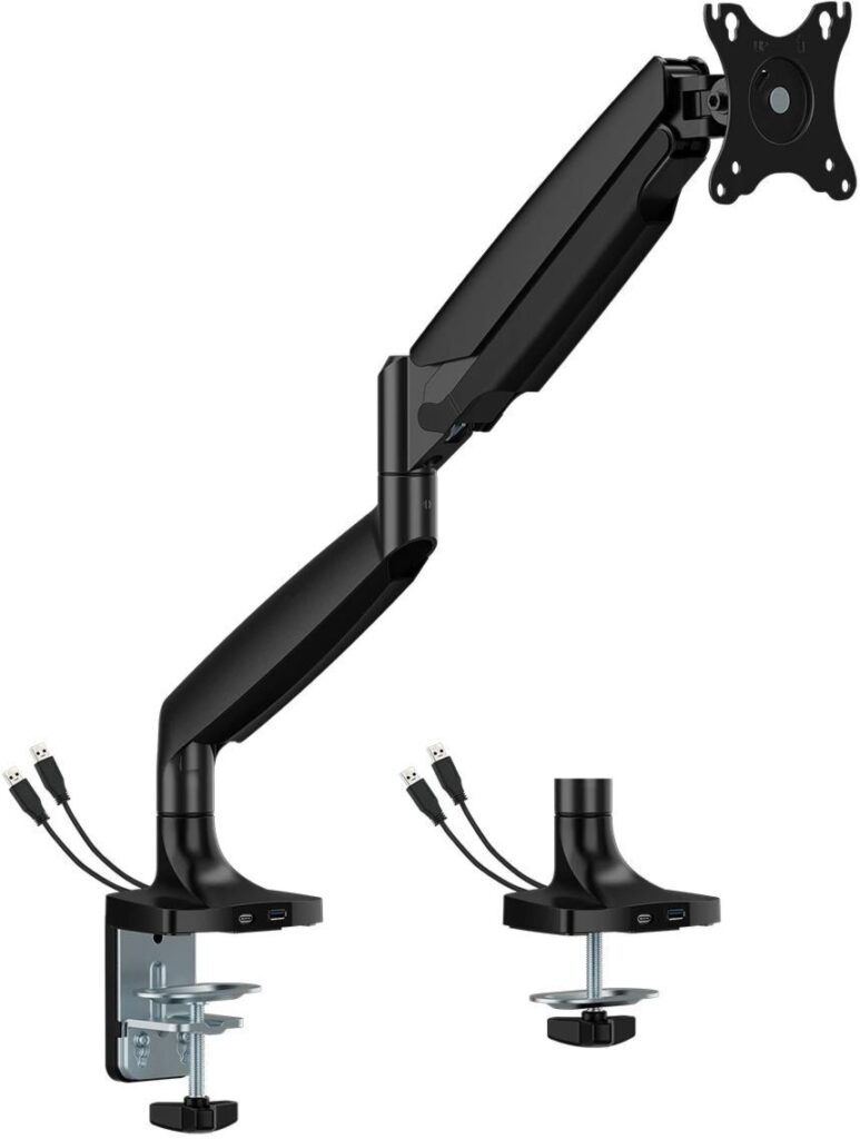 Uchwyt do monitora 17”-45” Spacetronik SPA-S110B USB